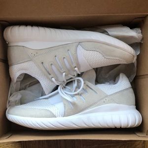 Men’s ADIDAS Tubular Radial Sneakers White